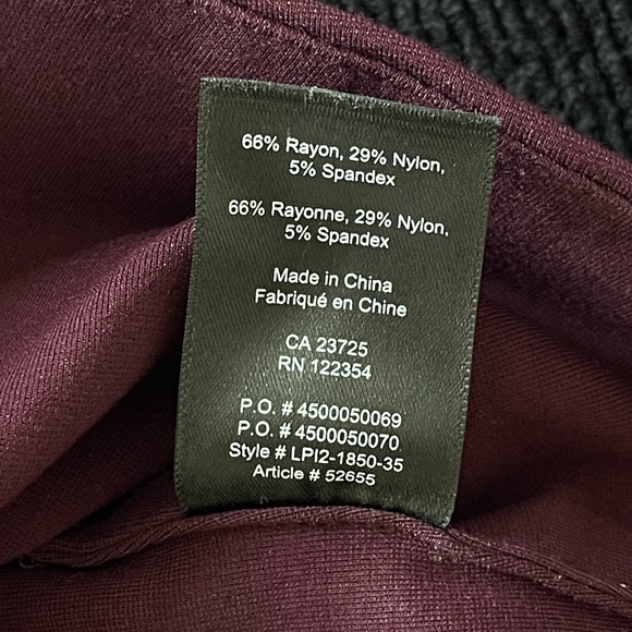Aritzia | Talula Manzanita Cropped Tank Top Burgundy Size XS - Picture 7 of 9
